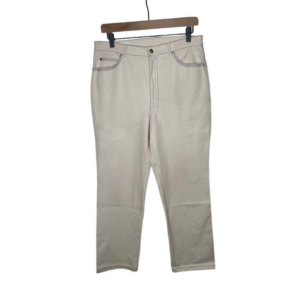 ESCADA Cream Pants - Size 42 / 12 US